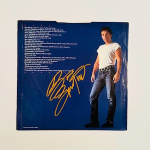 Bruce Springsteen Autographed LP Inner COA Included