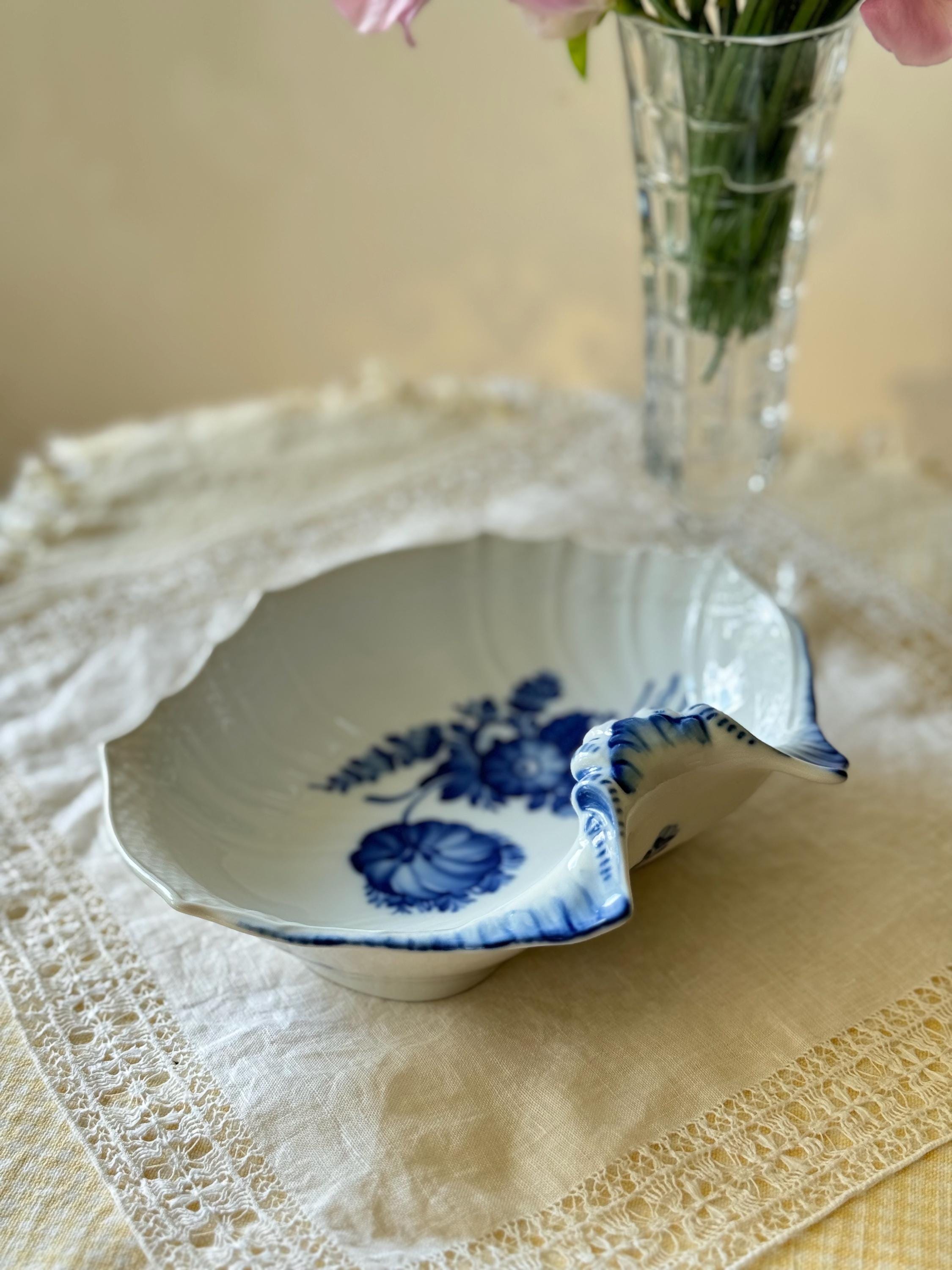 ロイヤルコペンハーゲンシェル皿 ヴィンテージ ロイヤルコペンハーゲン シェル型ボウル – ブルー