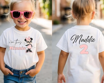 I'm This Minnie Birthday Shirt, Minnie Mouse Party, Disney Birthday Shirt, 2nd Birthday Shirt, Disneyland Trip, Birthday Minnie Shirt