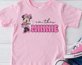 I'm This Minnie Birthday Shirt, Minnie Mouse Party, Disney Birthday Shirt, 3rd Birthday Shirt, Disneyland Trip, Birthday Minnie Shirt