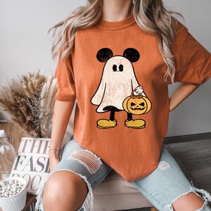 Retro Mickey Halloween Shirt, Mickey Ghost Shirt, Spooky Season Shirt, Disney Halloween Shirt, Disney Ghost Shirt