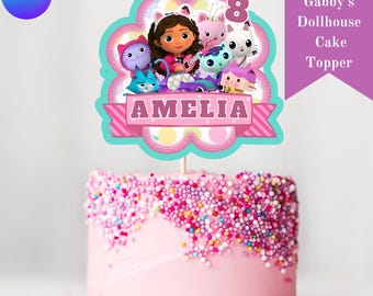 13 Figurines Gabby Pour Décoration Gâteau - Topper Anniversaire Fille - Décorations Cartoon Mini Poupées - Set Fête Enfant - 5