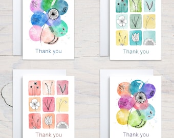 Thank You Cards Multpack Wth Envelopes 1/5/12/24/48 Greetng Cards