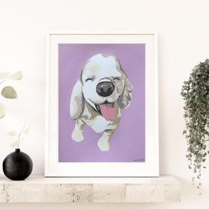 Hand Painted Custom Pet Portraits, Gouache Paint on Archival Paper, Custom Dog Portrait, Cat Painting, Dog Art, Dog Lover Gift, Watercolor