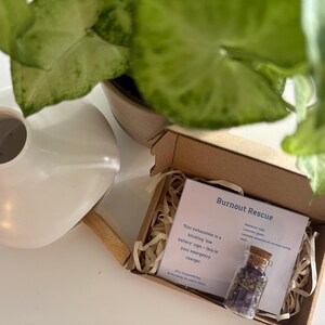 Bouteille en cristal magique avec carte d'encouragement｜Boîte