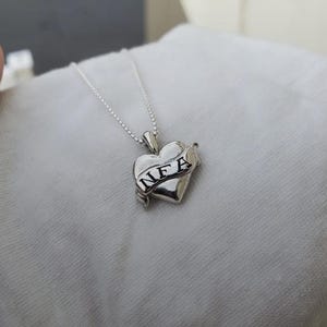 Sterling Silver NFA Pendant with Sterling Silver Chain