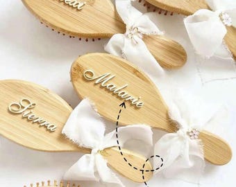 Personalized Hairbrush for wedding, party, valentines day, birthday gift