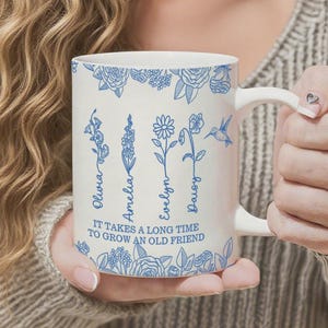 Personalized Friendship Gifts, Best Friend Gifts For Women, It Takes A Long Time To Grow An Old Friend, BFF Gifts,Bestie Gifts,Birthday Gift