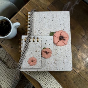 Ganz organisches strukturiertes Journal, Notizbuch, Skizzenbuch Bundle Set