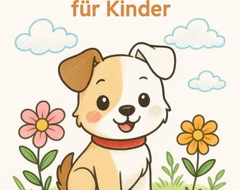 Cute Animal Coloring Book for Kids | 20 Coloring Pages as PDF | Instant Download | Animal Motifs to Color | Activities for Children