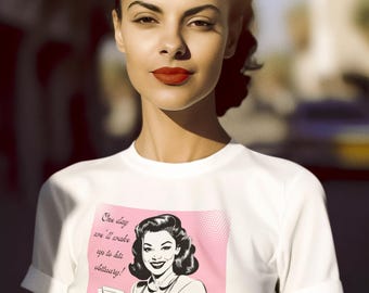 Camiseta "Un día despertaremos con su obituario", camiseta anti-Trump, camiseta retro divertida, camiseta retro feminista