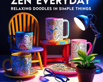 Zen Doodles Adult Coloring Book: Relaxing, Calming Patterns