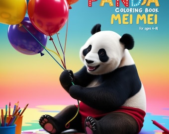 Panda Coloring Book – Fun Animal Activity Pages for Kids