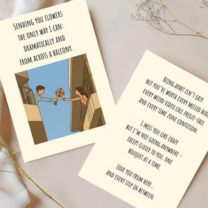 Carte « Tu me manques » interurbain – Mot d'amour numérique imprimable