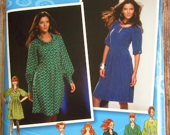 Misses Dress, Bodice and Sleeve Variations Sizes 12 14 16 18 20 Simplicity Pattern 2754 UNCUT