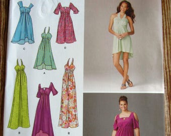 Misses Dress, Length and Sleeve Variations Sizes 10 12 14 16 18 Simplicity Pattern 1659 UNCUT