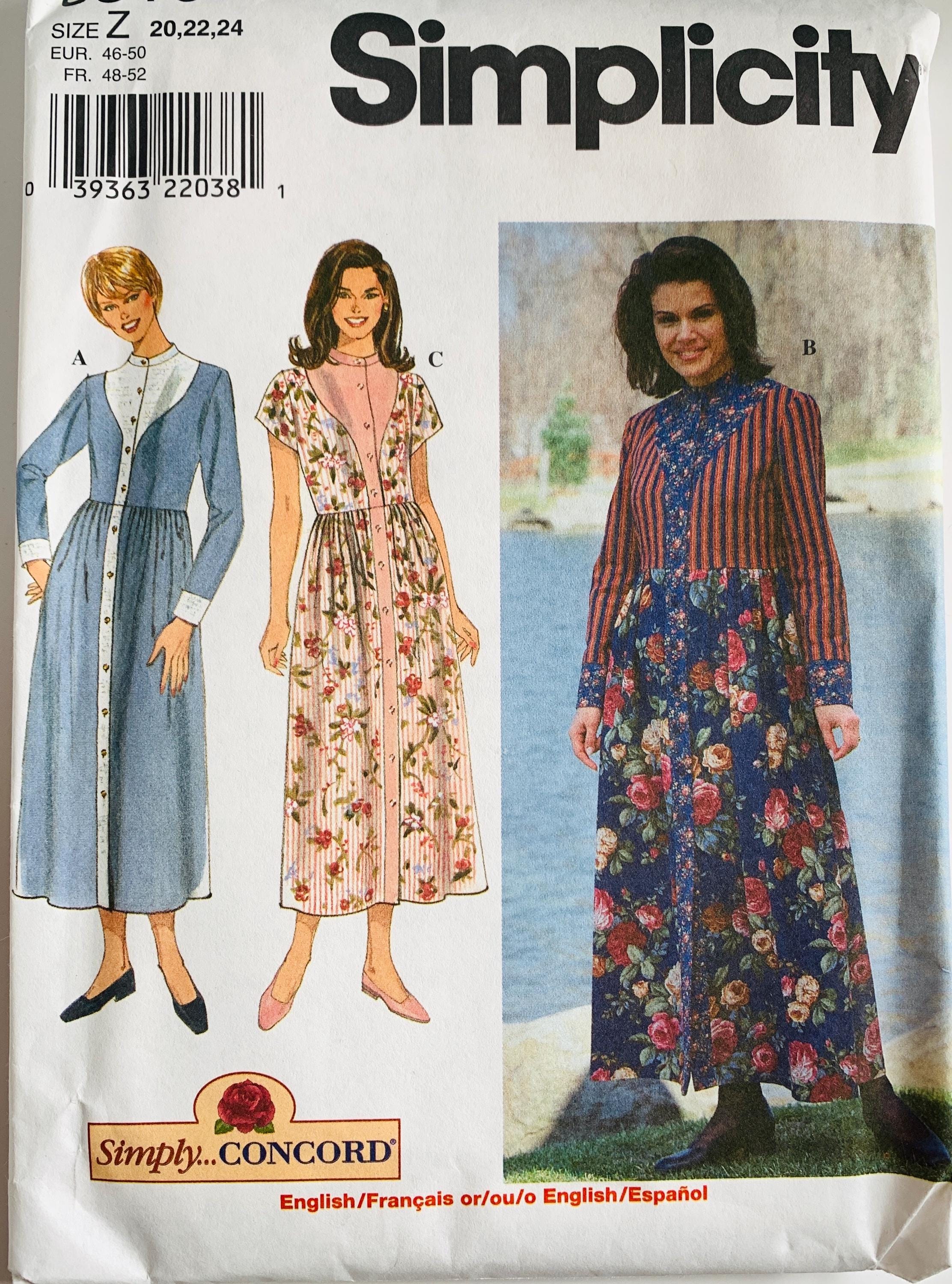 90s Dress Pattern - Etsy