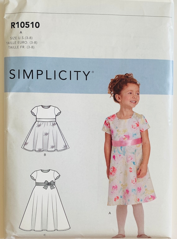 Childs Dress Pattern 3 Styles Special Occasion Party Holiday Sizes 3 4 5 6 7 8 Simplicity R10510/S9119 UNCUT - Etsy Childs Dress Pattern 3 Styles Special Occasion Party Holiday Sizes 3 4 5 6 7 8 Simplicity R10510/S9119 UNCUT - Etsy