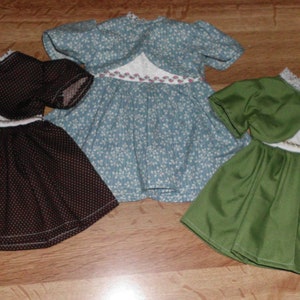 PATTERN only- Replica Doll Dress will Fit 18&quot; Pattite Patti Playpal Dolls