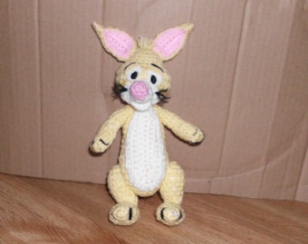 Handmade Crocheted Amigurumi Rabbit from Winnie the Pooh  by The Knitting Gnome.. Cute