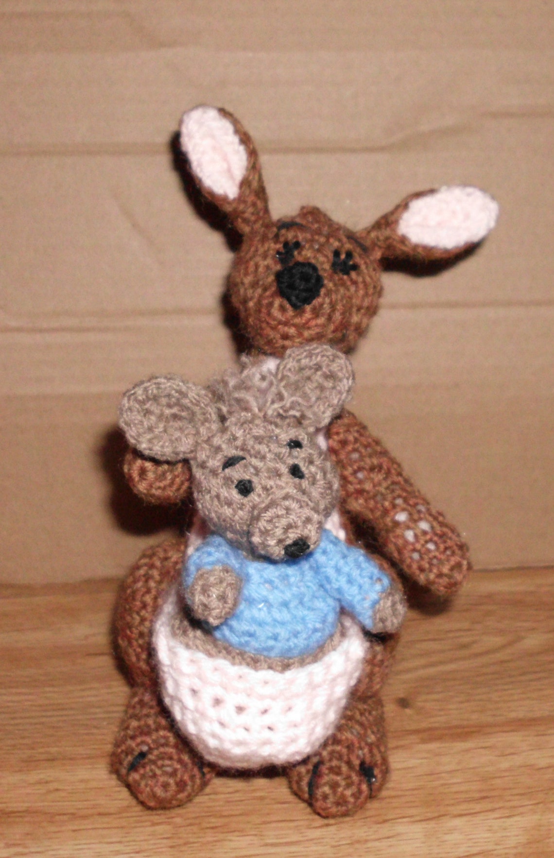 Handmade Crocheted Amigurumi Kanga and Roo From Winnie the Pooh by the ...