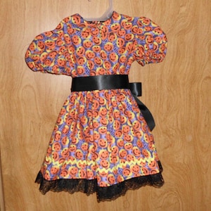 Handmade  Halloween Themed Doll Dress  will Fit 36&quot;  Patti Playpal Dolls CLEARANCE