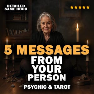 5 Channeled Messages • Psychic Tarot Love Reading • Twin Flame & Soulmate Guidance • Personalized Love Insights