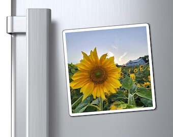 Sunflower Magnet | Vibrant Floral Fridge Decor