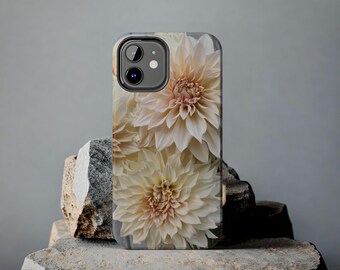 Funda para teléfono Dahlia Floral: Plástico Lexan resistente a los impactos