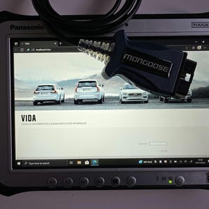 volvo vida/vdash diagnostic toughpad with cable