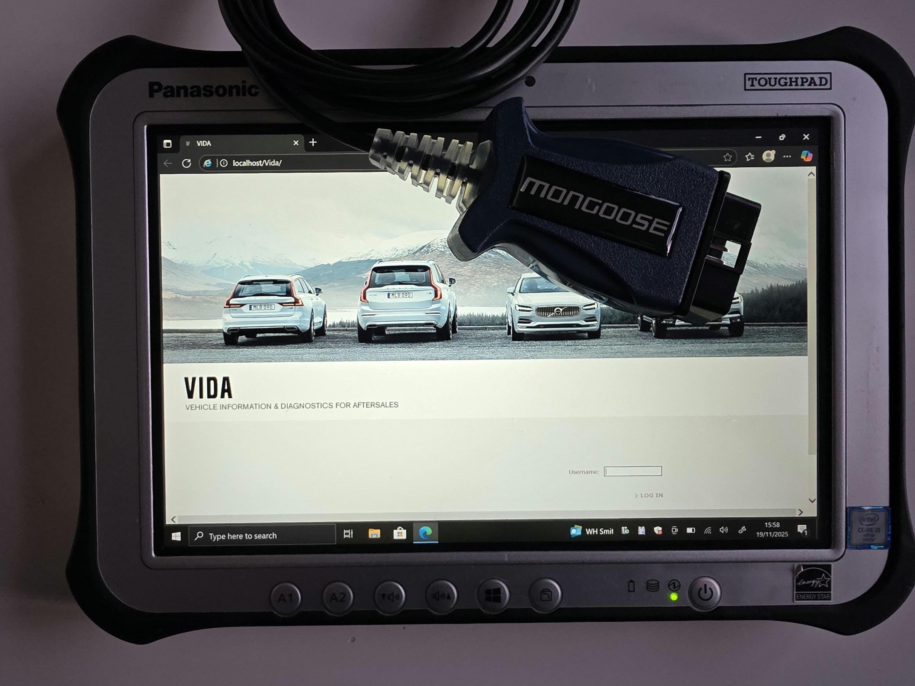 Vdash Volvo Vida/vdash Diagnostic Toughpad With Cable - Etsy