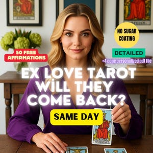 Ex Love Tarot, Will They Come Back Reading, Breakup Tarot Reading, Love Tarot Reading, No Contact Tarot Reading, Relationship Tarot Reading