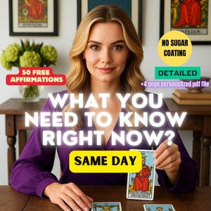 Personalized Tarot Reading: Psychic Guidance, Same Day (PDF File)