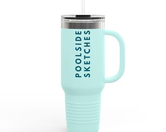 Interior Design Gift Tumbler | Architect Intern Gift | Creative Studio Life Cup | Funny Designer Mug | Summer Sketch Session Mug