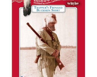 Trapper's Fringed Buckskin Shirt Pattern