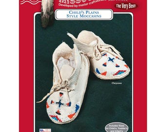 Child's Plains Style Moccasins Pattern