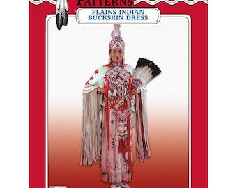 Plains Indian Buckskin Dress Pattern