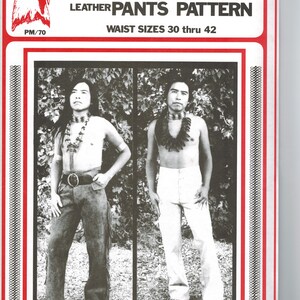 Early Frontiersman Leather Pants Pattern
