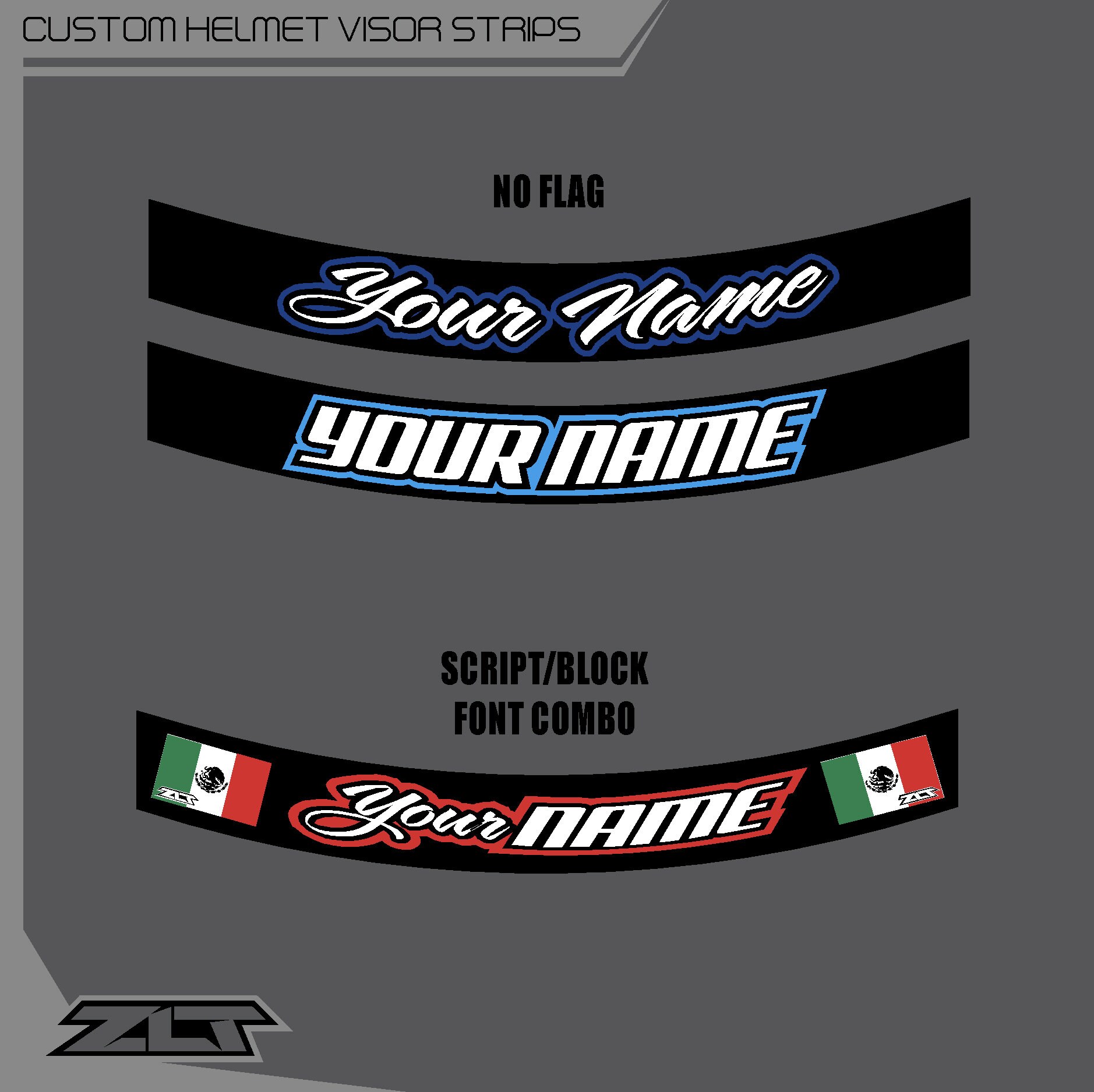 Custom Helmet Visor Strips Etsy