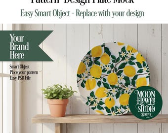Pattern Design Plate Mockups – Digital Download