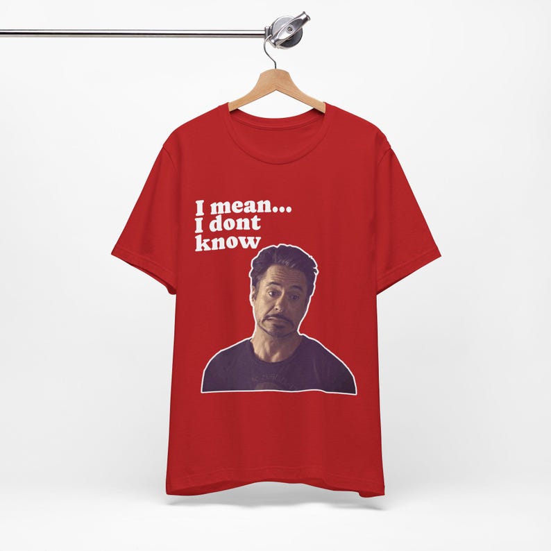 Tony Stark Tee, Design T-shirt | Funny Meme Tee, Valentines day gift, Father's Day image 7