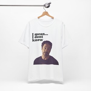 Tony Stark Tee, Design T-shirt | Funny Meme Tee, Valentines day gift, Father's Day image 5
