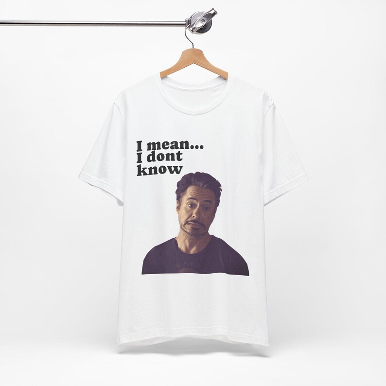 Tony Stark Tee, Design T-shirt | Funny Meme Tee, Valentines day gift, Father's Day image 5
