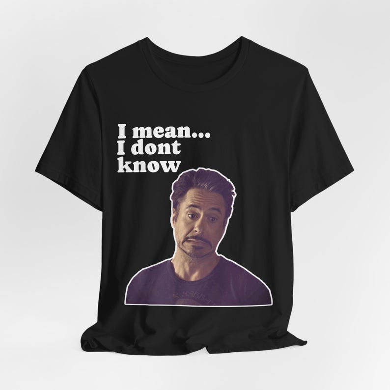 Tony Stark Tee, Design T-shirt | Funny Meme Tee, Valentines day gift, Father's Day image 2