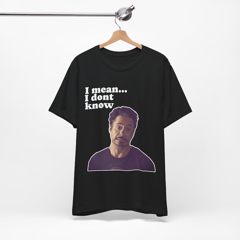 Tony Stark Tee, Design T-shirt | Funny Meme Tee, Valentines day gift, Father's Day image 6