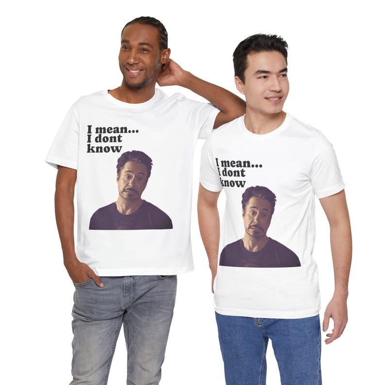 Tony Stark Tee, Design T-shirt | Funny Meme Tee, Valentines day gift, Father's Day image 11