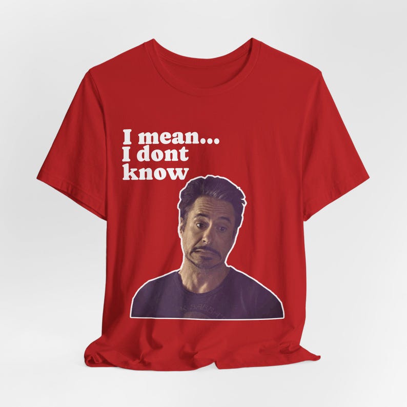 Tony Stark Tee, Design T-shirt | Funny Meme Tee, Valentines day gift, Father's Day image 4