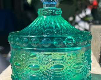 Tarro para guardar joyas/objetos pequeños, hecho a mano con inspiración vintage.