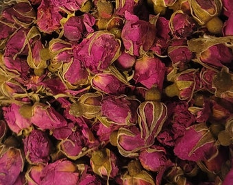 Dried Rose Buds by Cheshire's Herbals