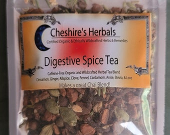 Digestive Spice Tea Organic Caffeine-free Chai by Cheshire's Herbals